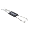 A black anti-static keycap puller tool with metal arms for removing mechanical keyboard keycaps.
