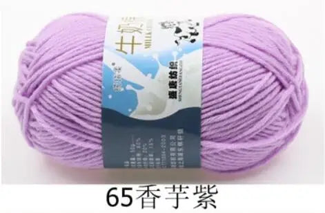 Milk Cotton Crochet Yarn – Soft, Durable Knitting Thread in 91 Colors