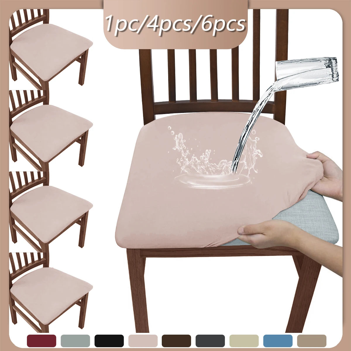 Non-Slip Stretch Bench Cover with Elegant Silk Touch