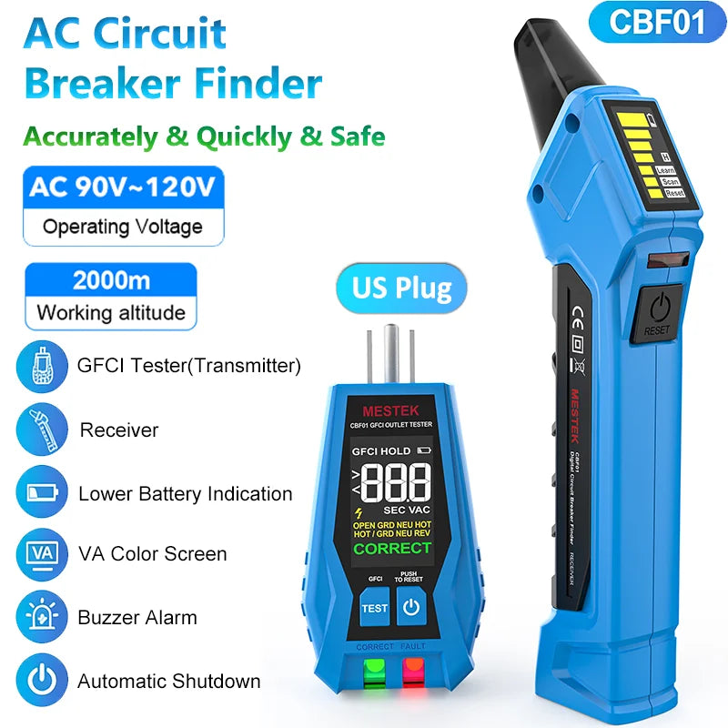 Circuit Breaker Finder & GFCI Outlet Tester