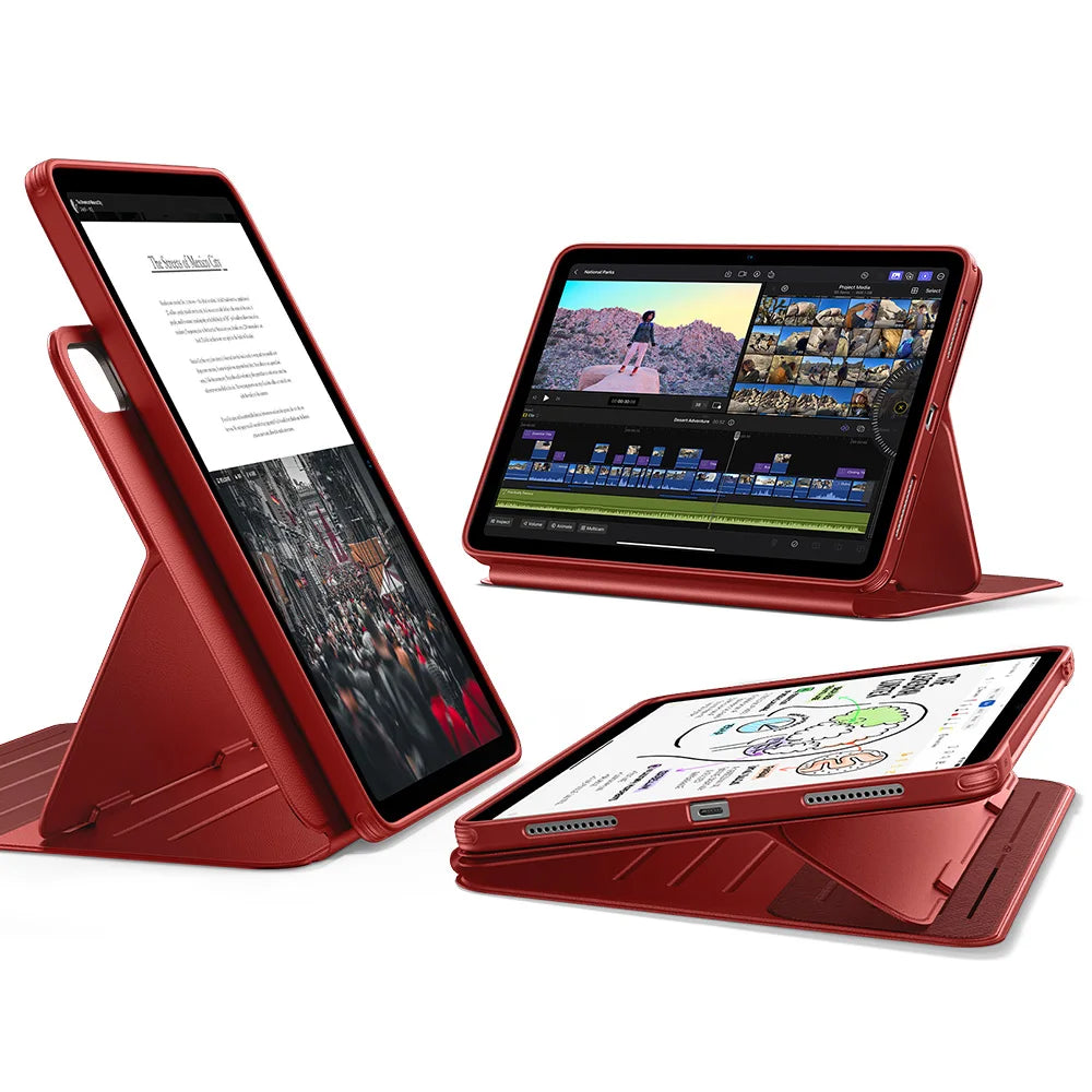 Magnetic Folio Case for iPad Air 11 Inch with Auto Wake/Sleep