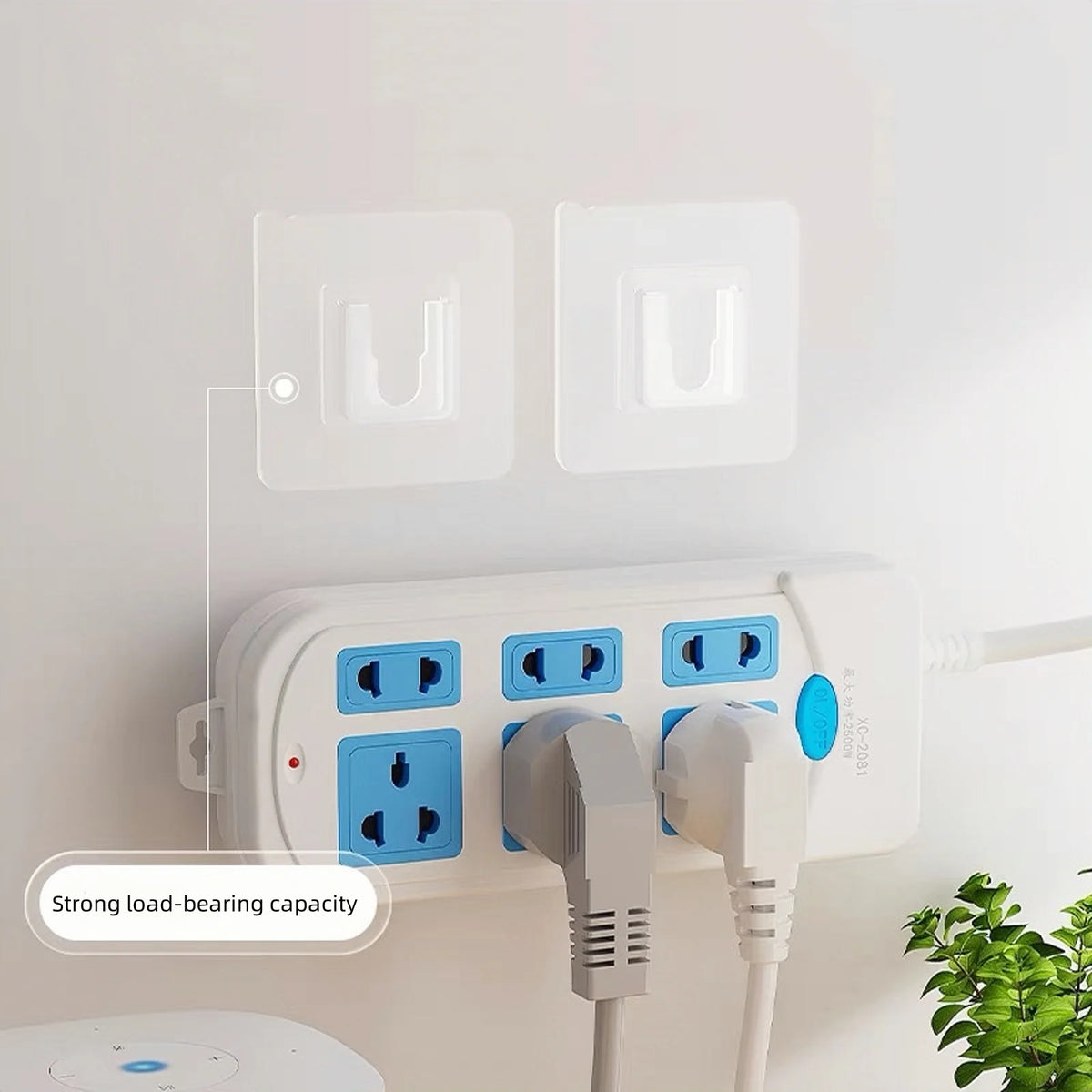 Double-Sided Adhesive Wall Hooks – Invisible, Traceless Organizer for Any Room