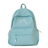Embroidered Bow Nylon Backpack for Girls – Lightweight & Spacious