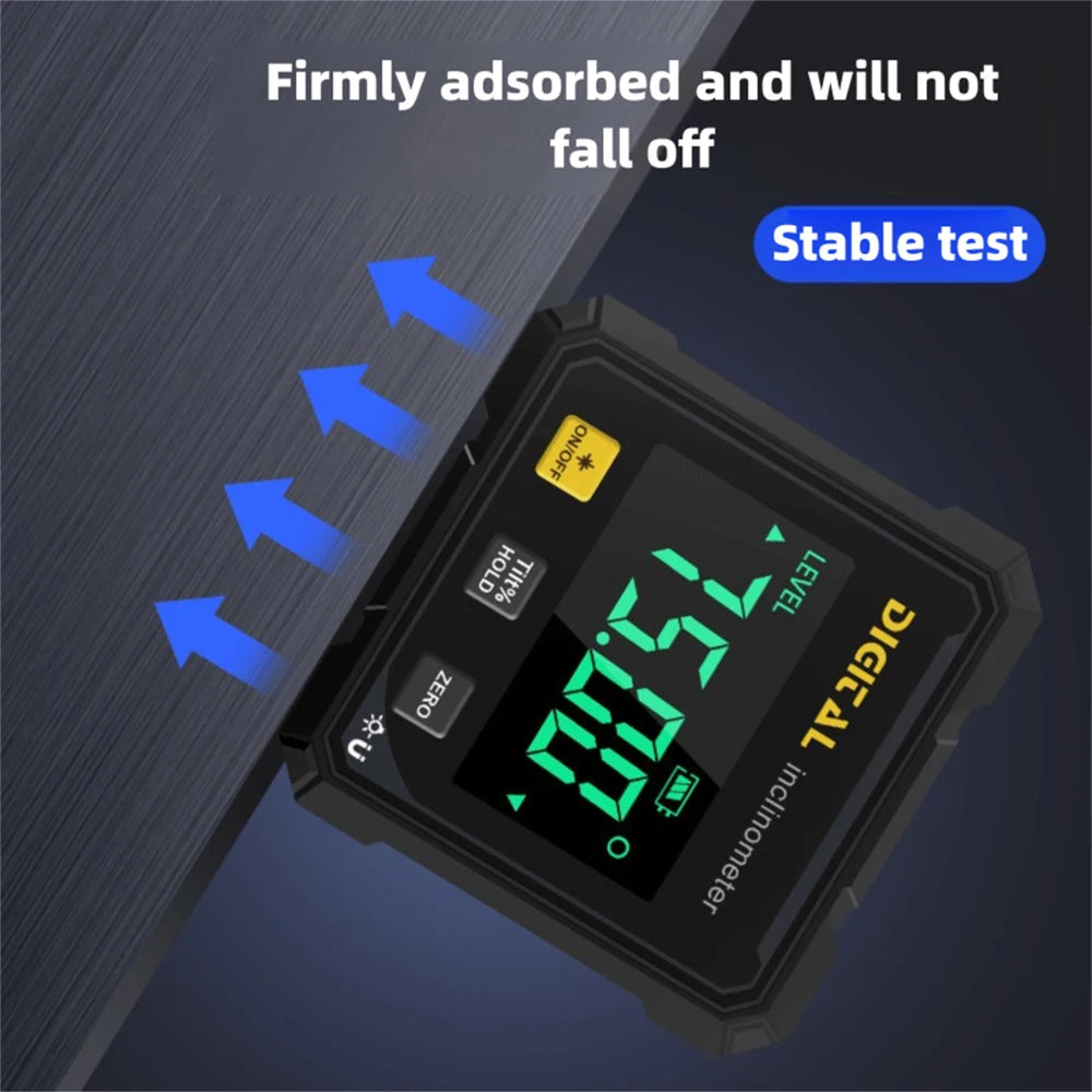 Magnetic Digital Angle Finder with LED Display