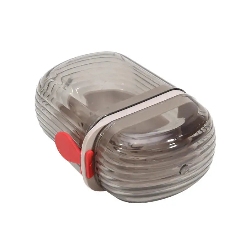 Travel Soap Box with Drainable Lid for Camping and Bathroom Use