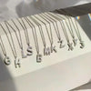 Initial Letter Pendant Necklace