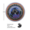 Luminous Reflective German Eagle Patch with Hook-and-Loop Backing