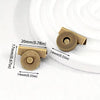 Metal Magnetic Snap Buttons for Sewing & Crafts (5 Pairs)