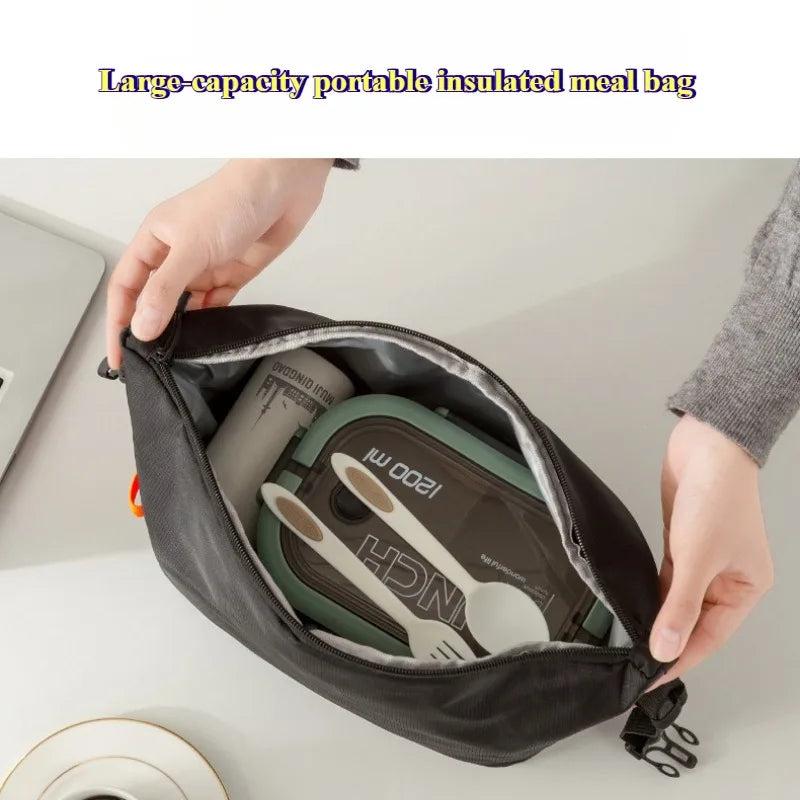 Insulated Lunch Bag for Adults – Waterproof Oxford Tote with Leakproof Lining