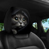 Cat Print Car Headrest Cover (Set of 2)
