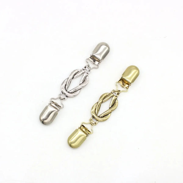 Vintage-Metal-Clip für Schal & Pullover