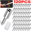 Self-Tapping Shelf Support Pins with Non-Slip Silicone Sleeves