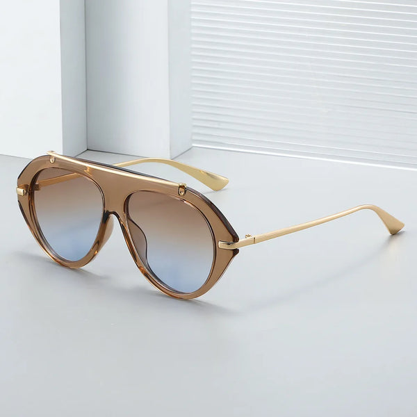 Vintage Gold Aviator Sonnenbrille