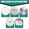Various applications of fast-drying tile repair paste including tile gap filling, crack repair, rust leak sealing, tile damag