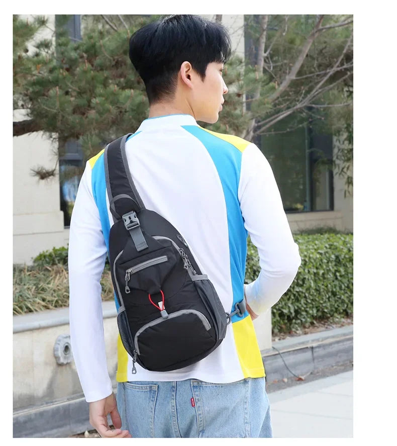 Waterproof Nylon Sling Chest Bag