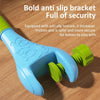 A blue anti slip bracket for babies, designed to increase friction and provide security.