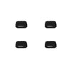 Three black window switch trim covers for Jeep Wrangler JL and Gladiator JT.