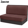 Stretch Jacquard RV Dinette Cushion Covers (2-Piece Set)