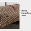 Large Capacity Women's Travel Duffel Tote with Plaid Design