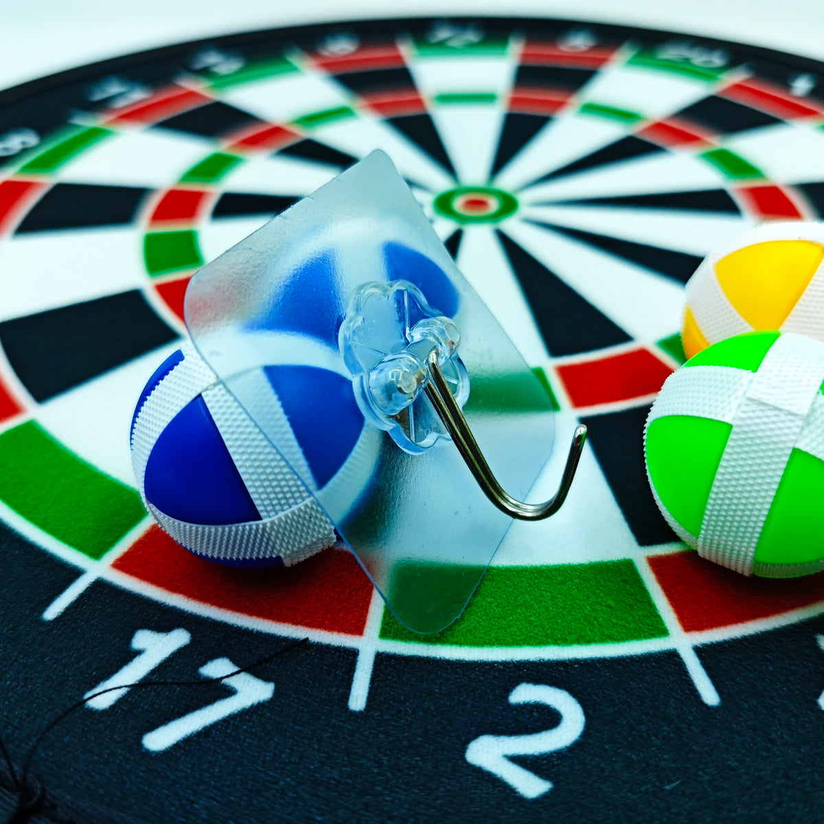 Sticky Ball Dart Board Set for Kids – Double-Sided Educational Family Game