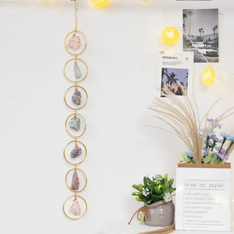 Colgante de Pared Árbol de la Vida con Gemas Naturales