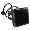 A black universal 12V LED trailer tail light with brake and running functions.