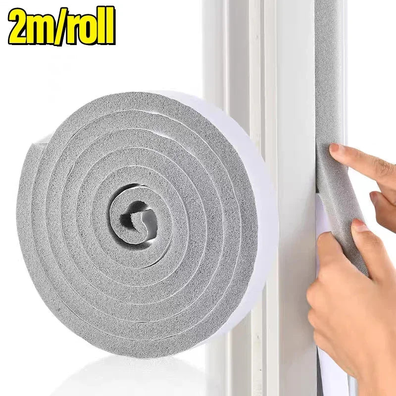 Self-Adhesive Foam Weather Stripping for Doors and Windows