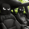 Funny Angry Eyes Car Headrest Covers (Set of 2)