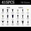 Universal Car Fastener Clip Assortment Kit – 50 Piece Push Retainer Set