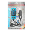 An automotive current tester device with a digital display and leads for testing electrical circuits.