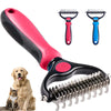 Double-Sided Pet Deshedding Brush