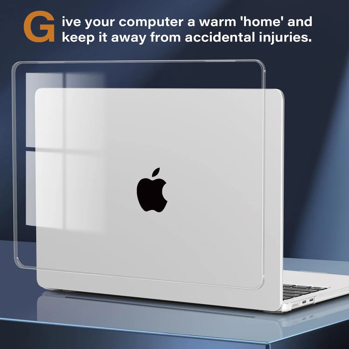 Slim Hard Shell Case & Screen Protector for MacBook Air 13/13.6 and MacBook Pro 13