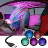 USB Music-Activated LED Projection Light with Flexible Neck