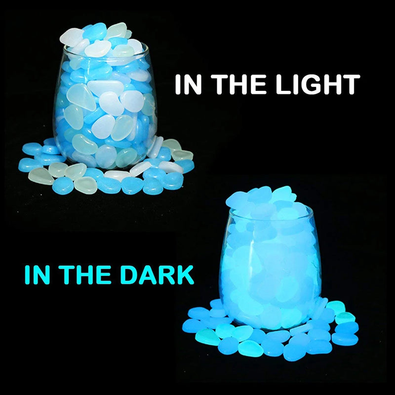 Luminous Garden Pebbles - 500 Pack