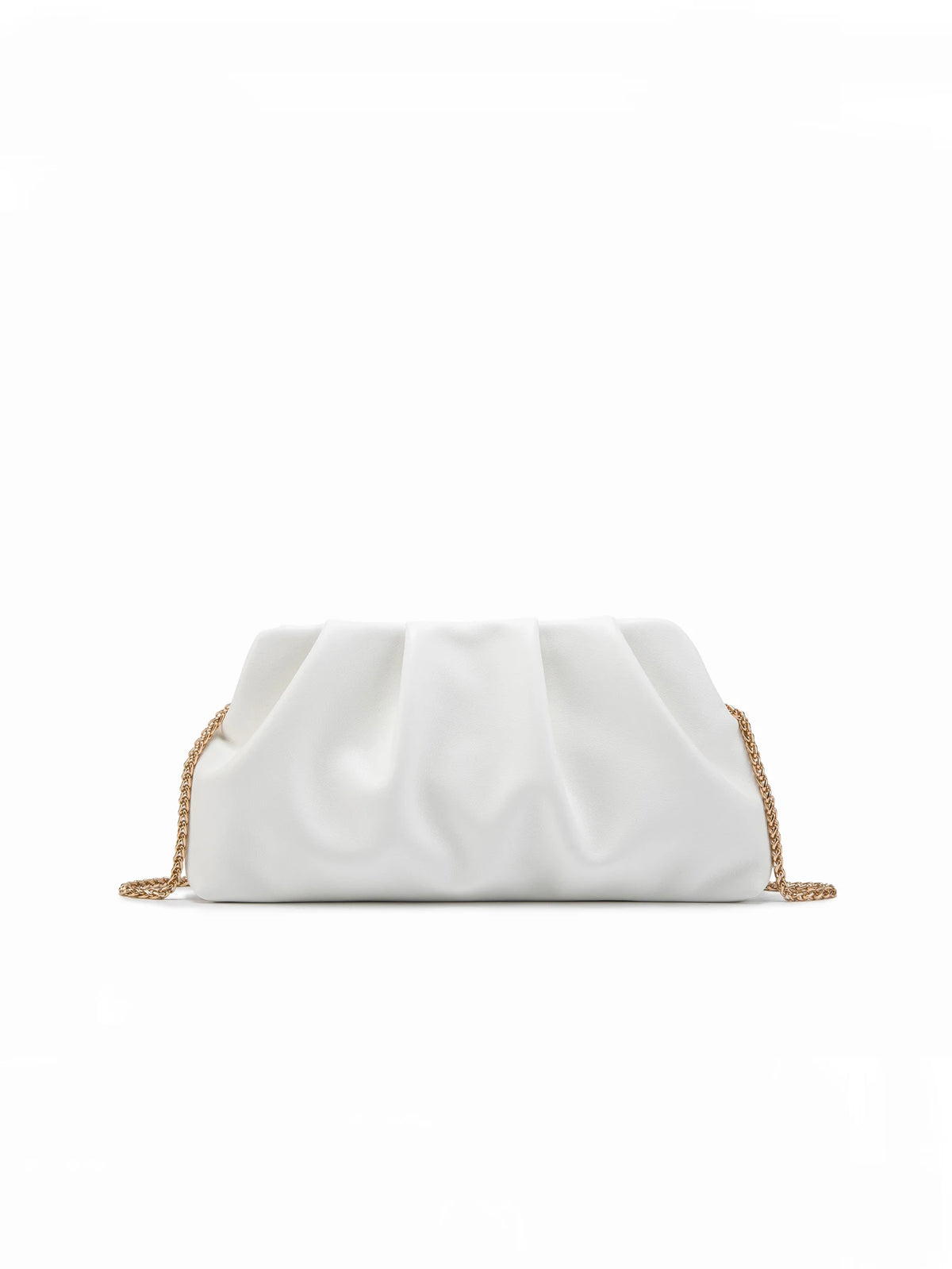 Elegant Chain Shoulder Bag with Crystal Accents