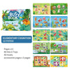 Montessori Busy Book for Toddlers – Reusable Sticker & Velcro Learning Activities