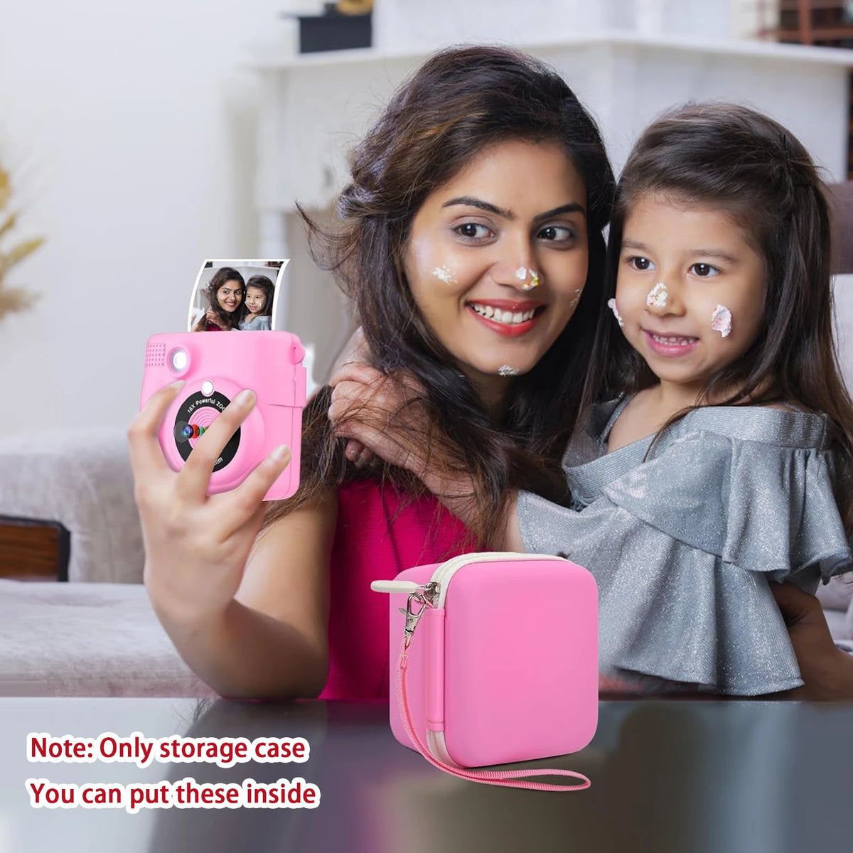 Kids Instant Print Camera Case with Storage Pocket