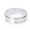 A silver heavy-duty aluminum V-band clamp and flange assembly.