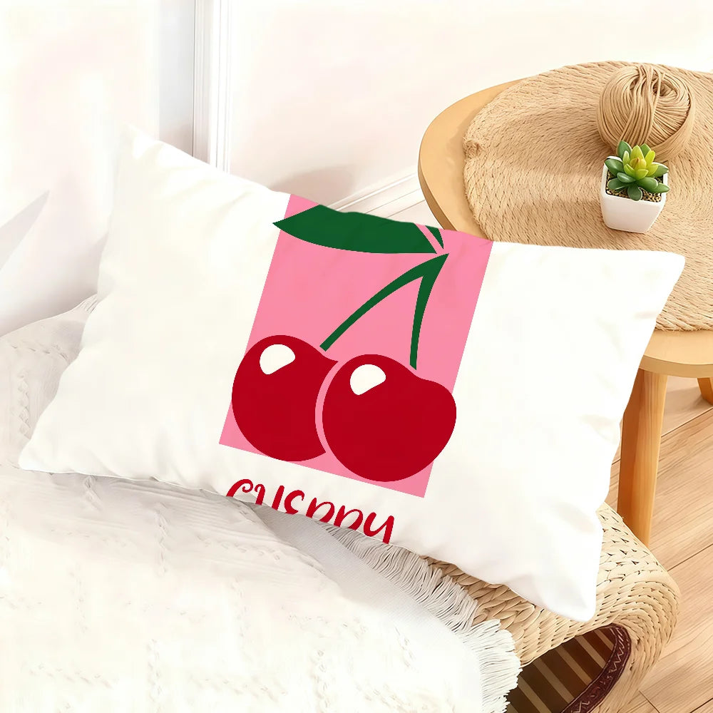 Chibi Cartoon Character Cushion Cover – Double-Sided Print