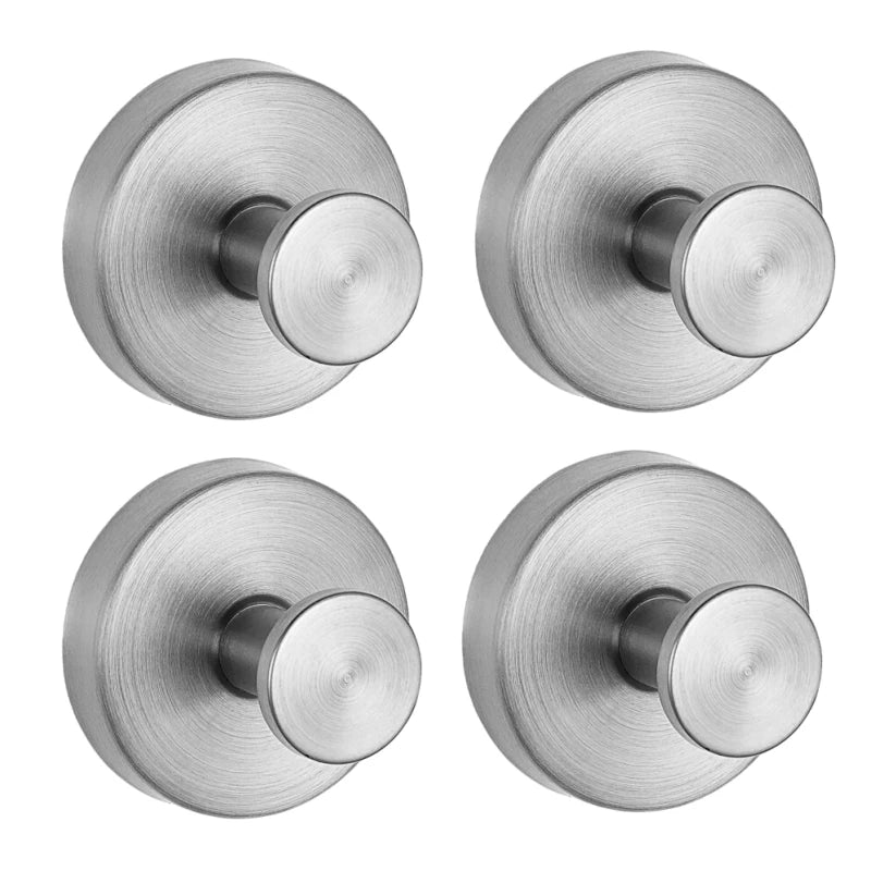 Stainless Steel Suction Cup Hooks for Bathroom & Kitchen