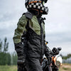 Men's Waterproof Motorcycle Rain Suit with Breathable Fabric