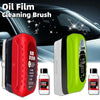 Car Windshield Oil Film Cleaning Brush with Sponge Applicator