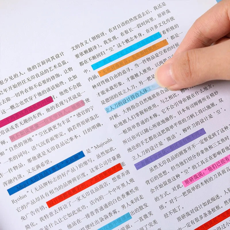Self-Adhesive Index Tabs & Page Markers
