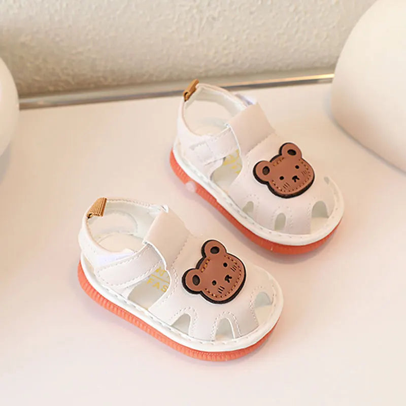 Cute Bear Soft Sole Sandals for Babies and Toddlers