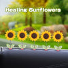 Mini Sunflower Shaking Head Car Decorations (Set of 5)