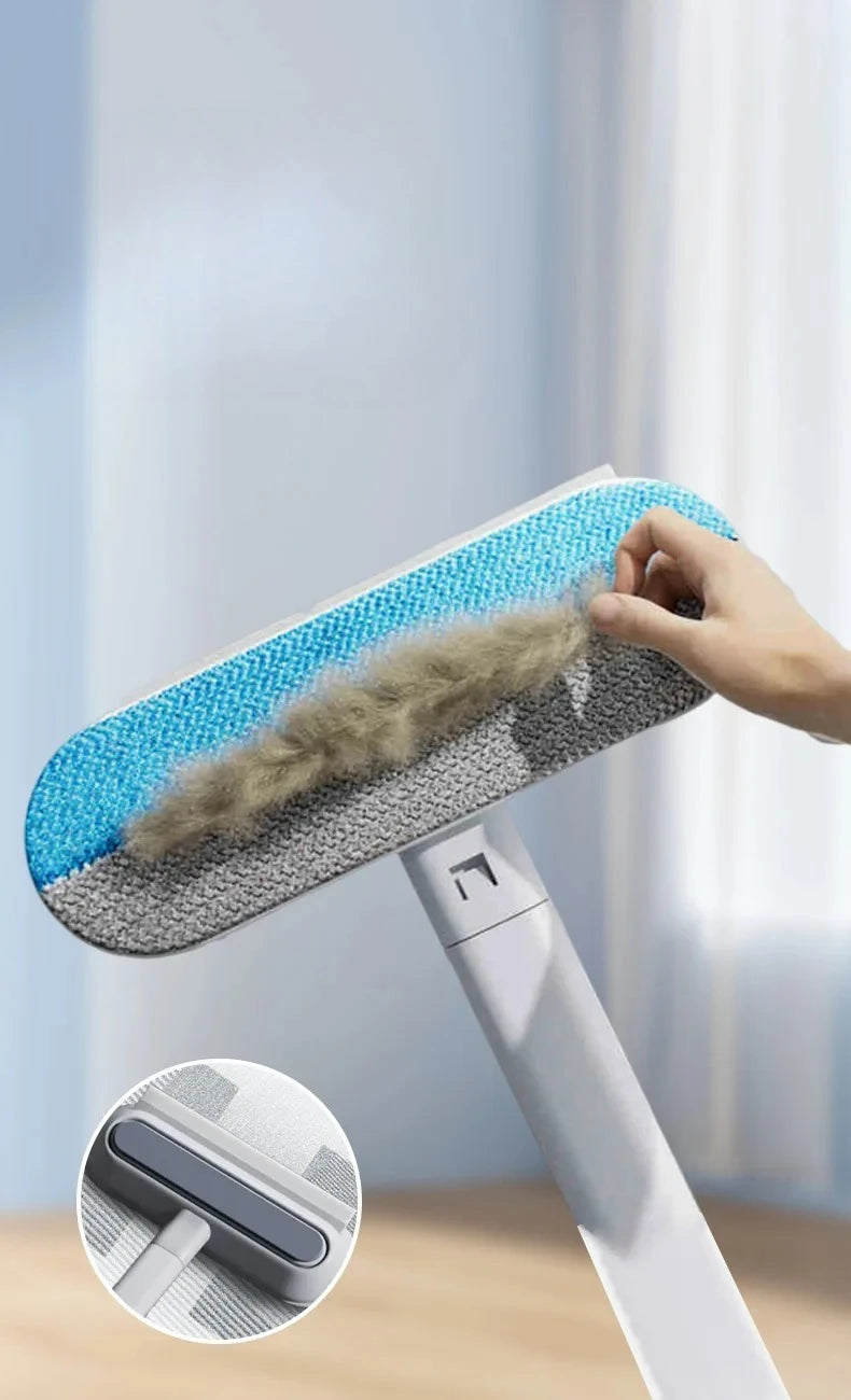 Long-Handle Pet Hair Remover Brush
