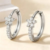 Cubic Zirconia Hoop Earrings
