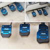 Aluminum Alloy Anti-Slip Pedal Set for Manual Transmission Vehicles