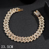Iced-Out Cuban Link Anklet