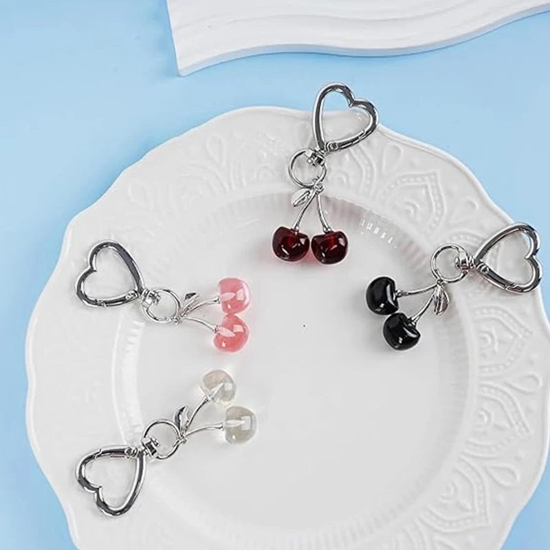 Cherry Bag Charm Keychain